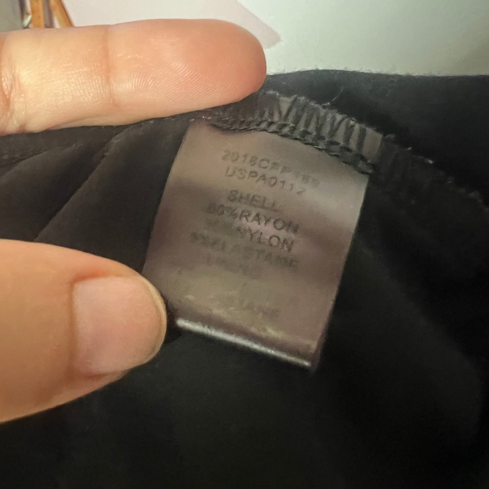 Universal Standard Ponte Pants XL Black Ankle Zip Pull On Stretch - Picture 5 of 8